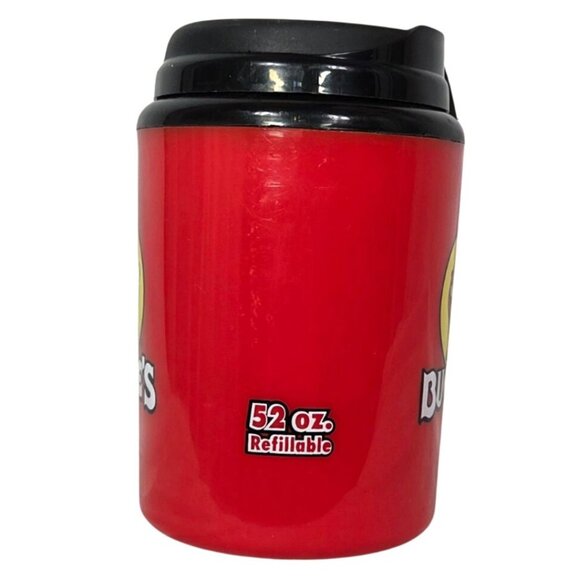 Buc-ees 52 Oz Red Travel Mug With Handle & Lid Insulated Refillable Second Hand - Picture 4 of 7